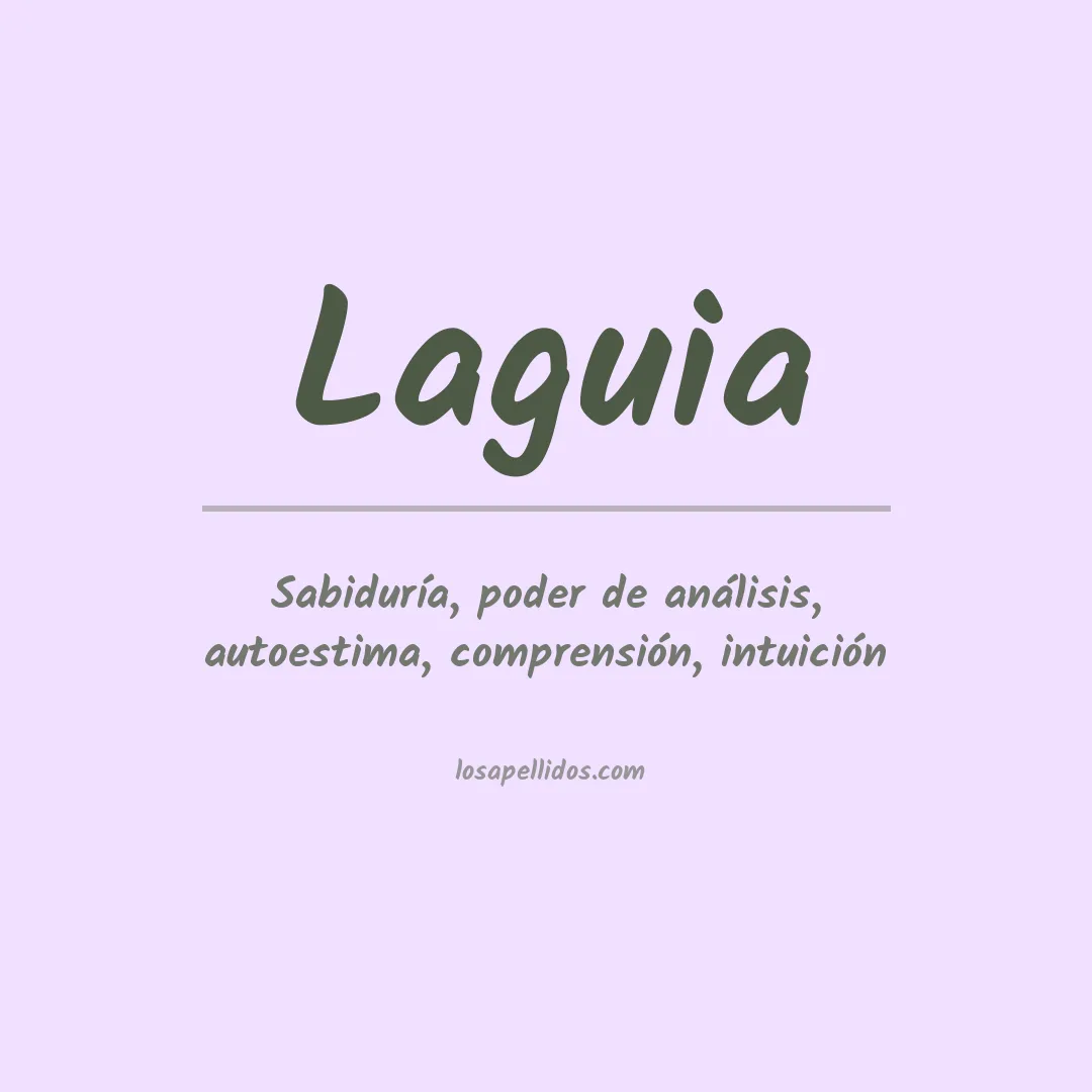 Apellido Laguia