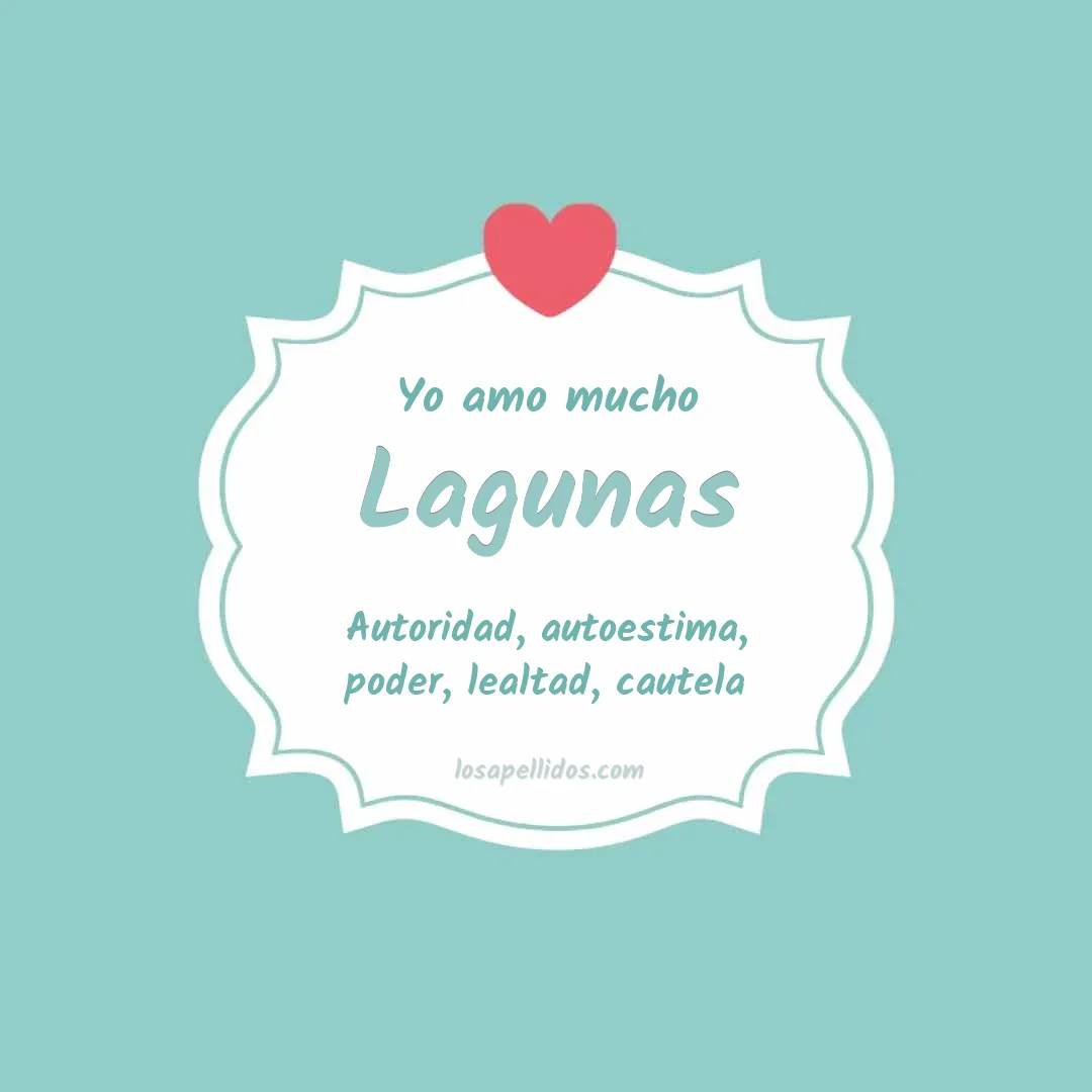 Yo amo mucho Lagunas