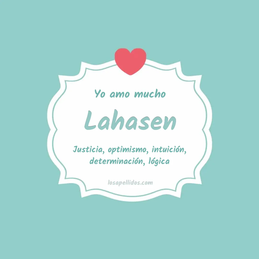 Yo amo mucho Lahasen