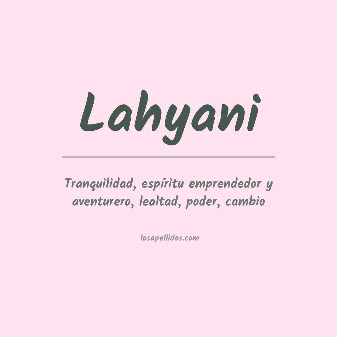 Apellido Lahyani