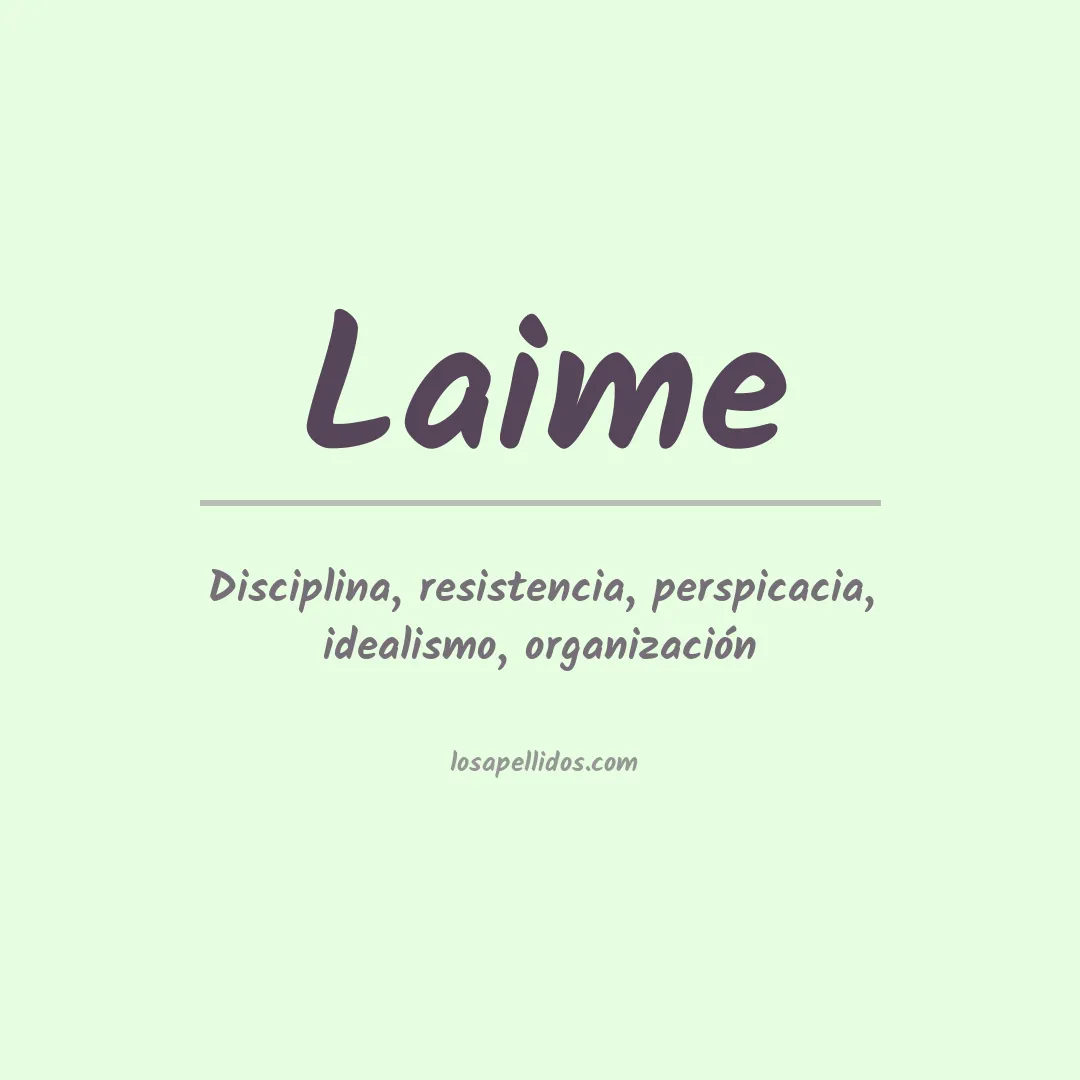Apellido Laime