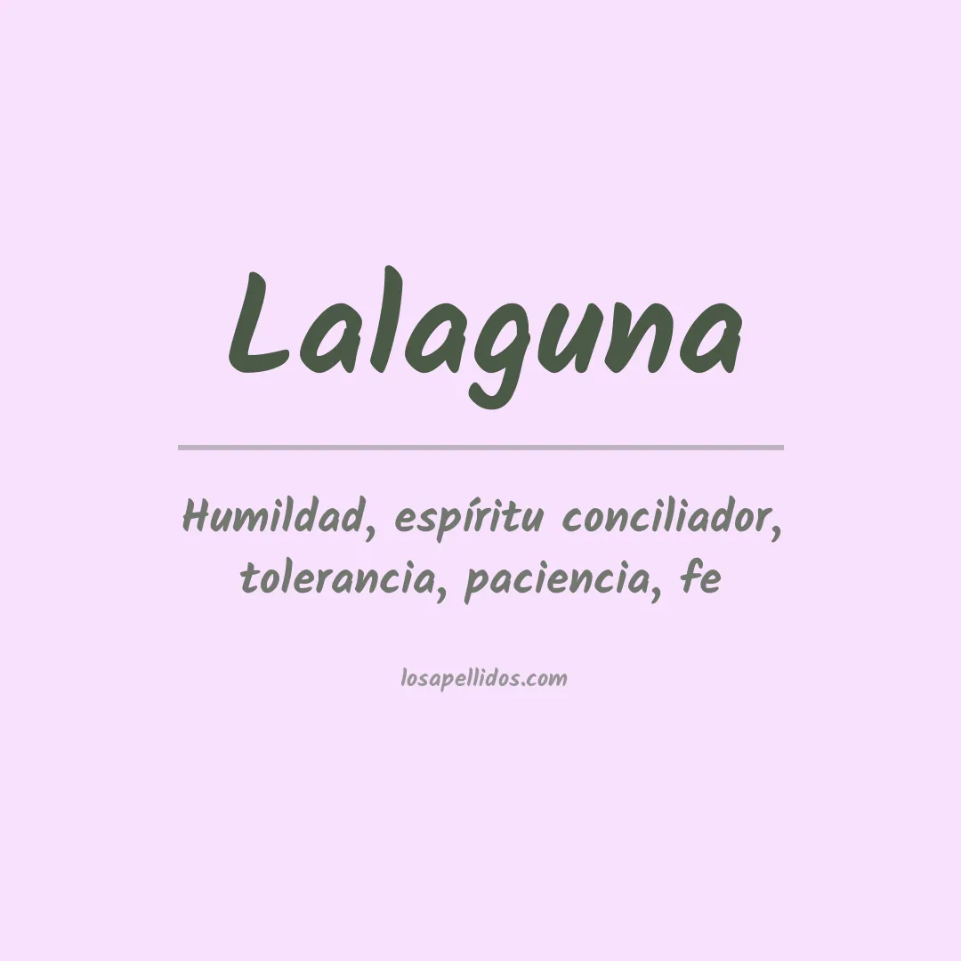 Apellido Lalaguna