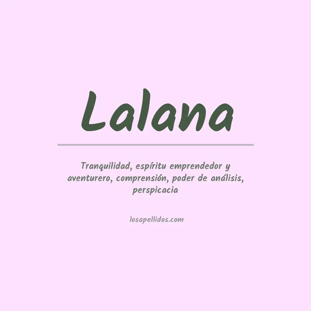 Apellido Lalana