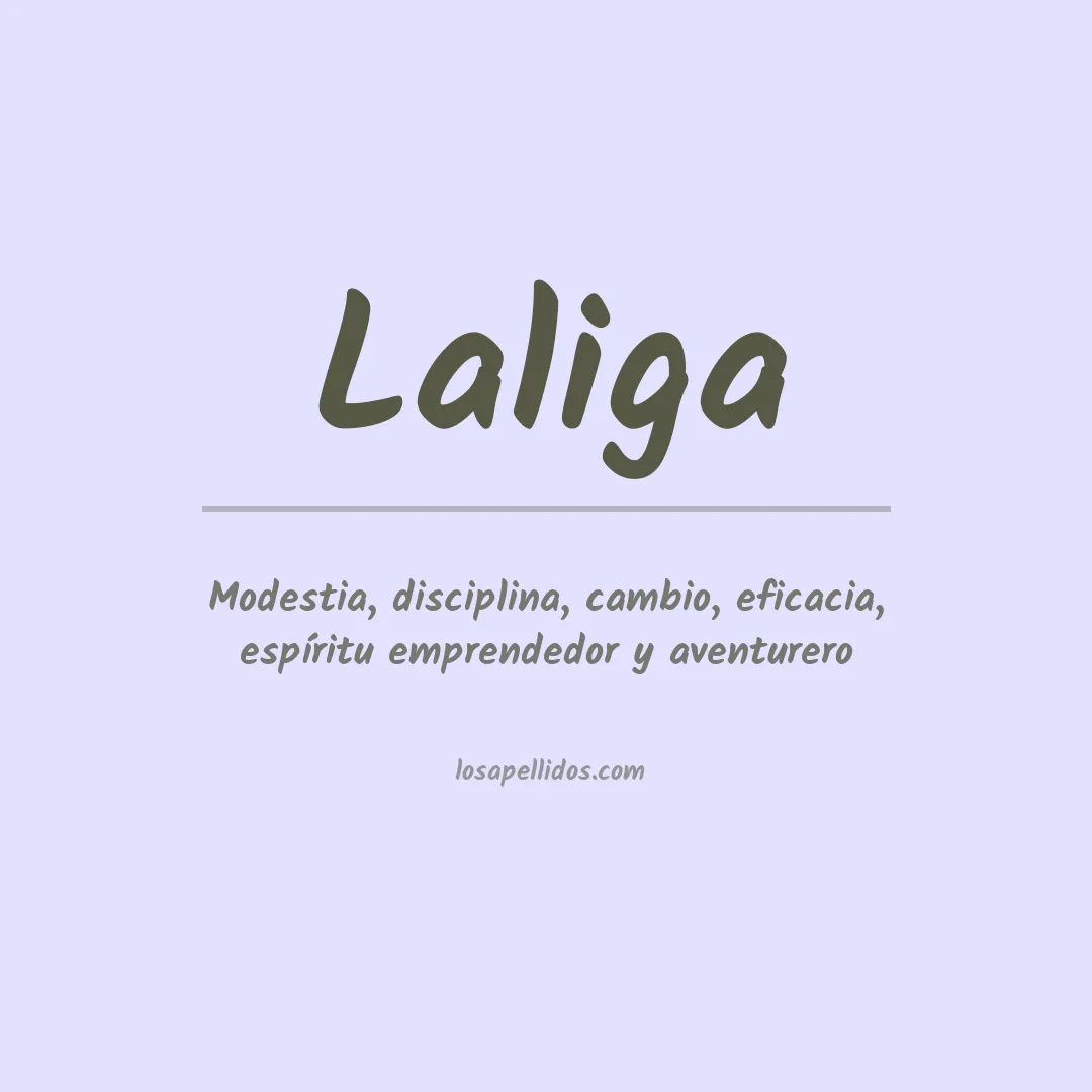 Apellido Laliga