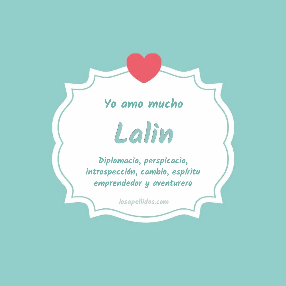 Yo amo mucho Lalin