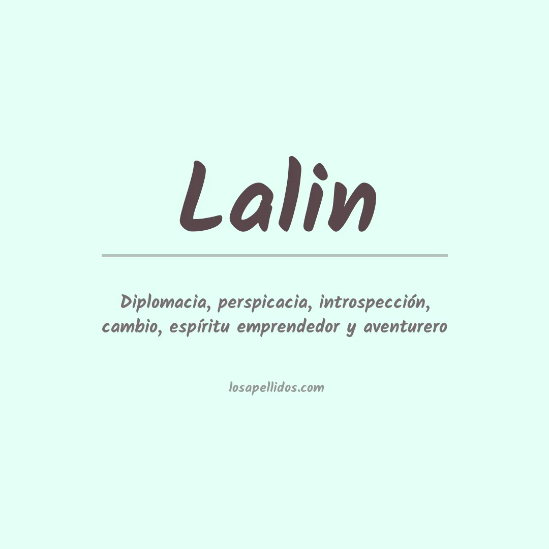 Apellido Lalin