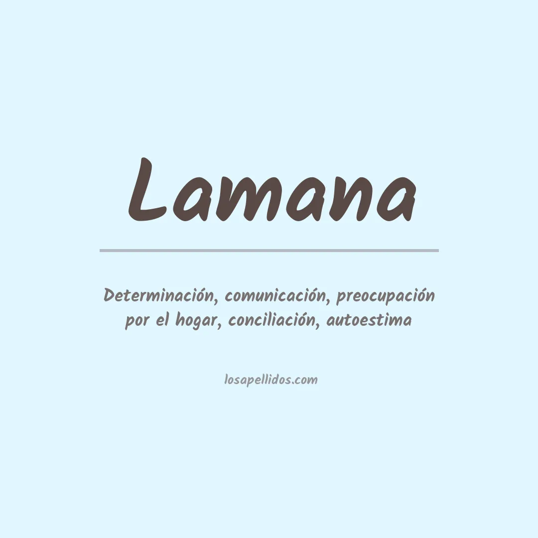 Apellido Lamana