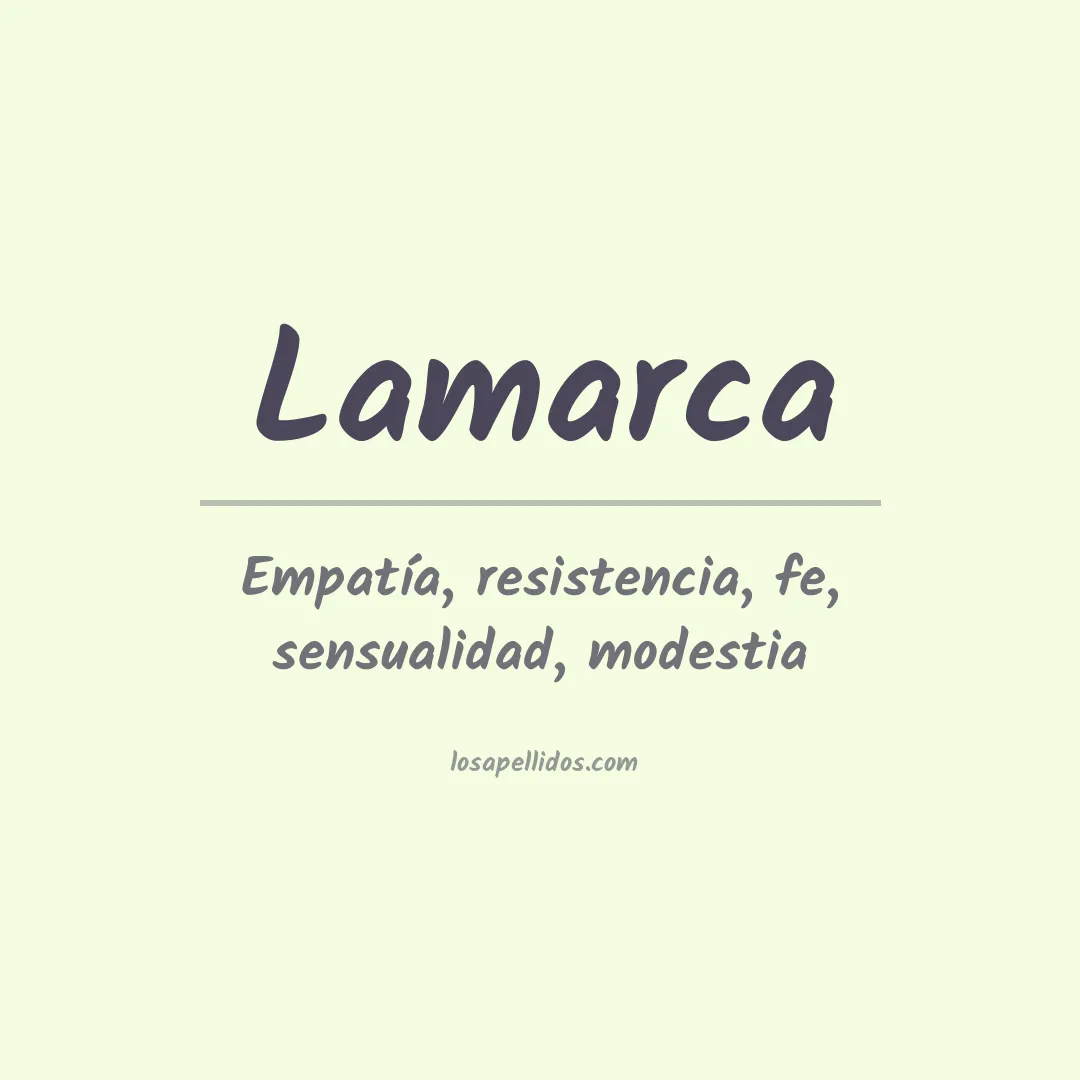 Apellido Lamarca