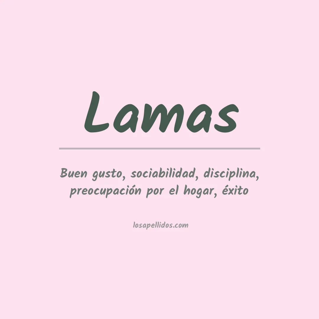 Apellido Lamas