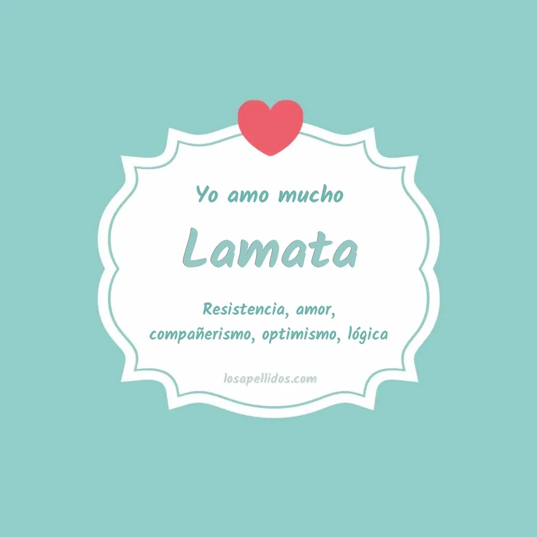 Yo amo mucho Lamata
