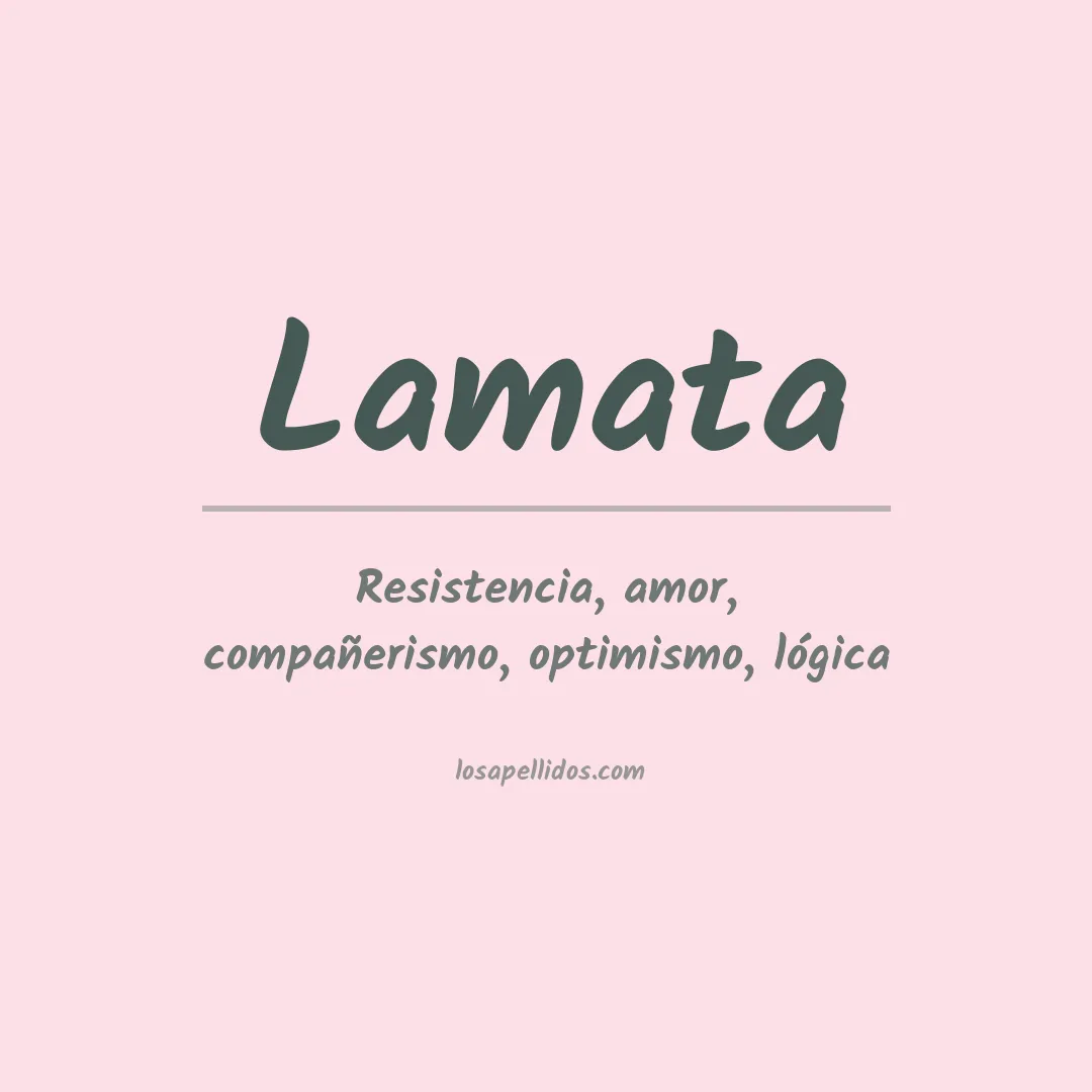 Apellido Lamata