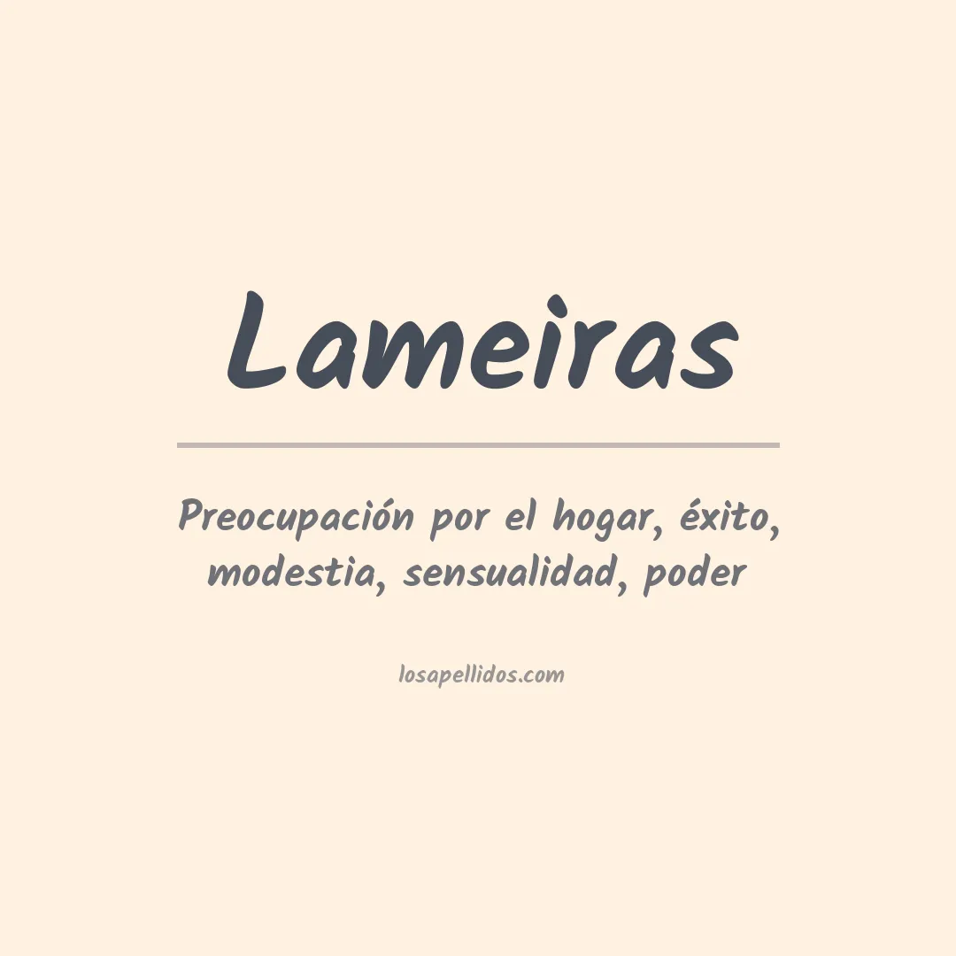Apellido Lameiras