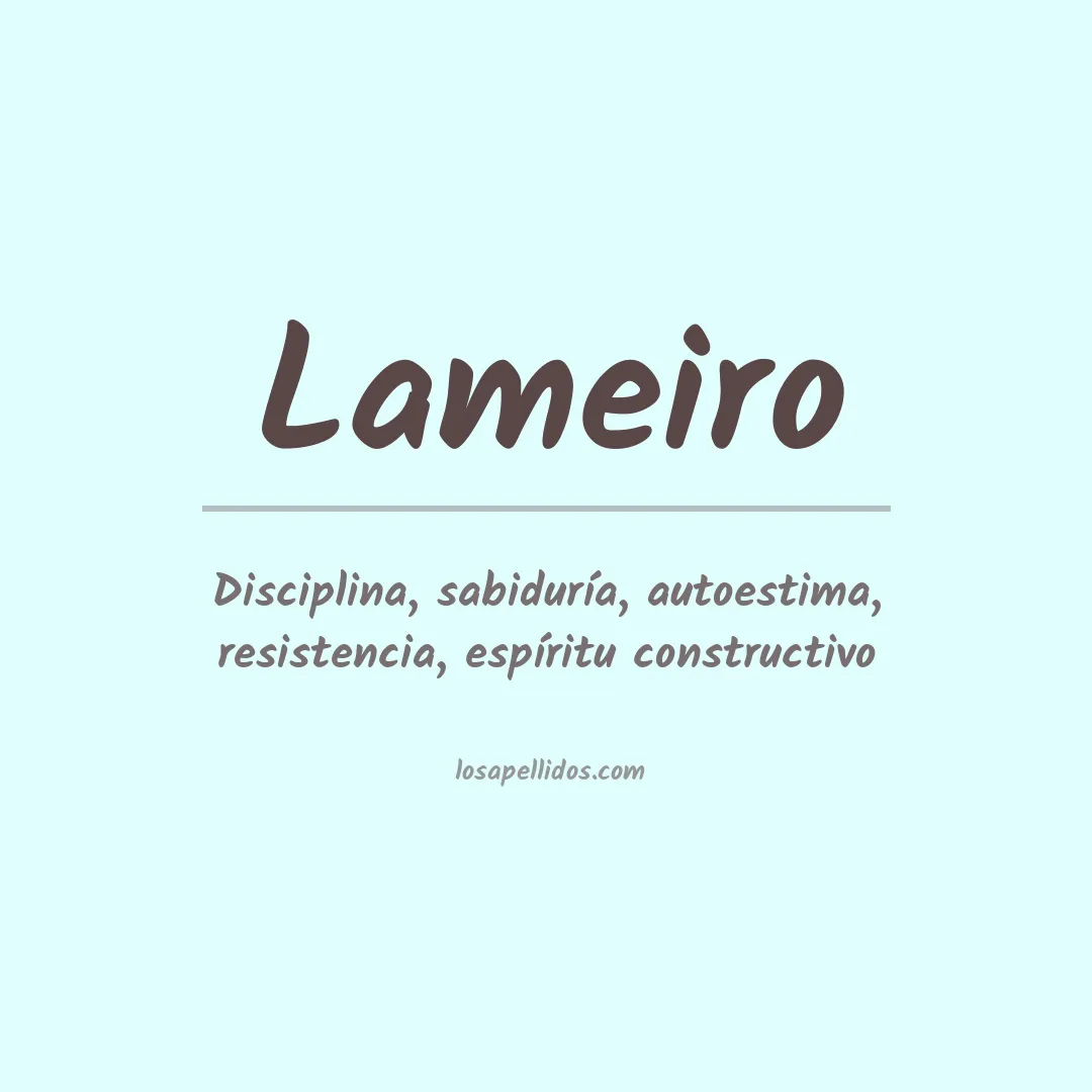 Apellido Lameiro