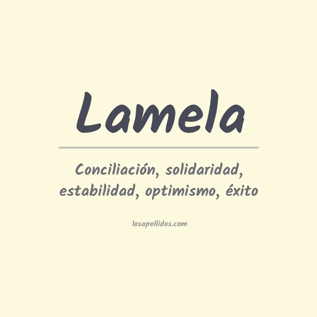 Apellido Lamela