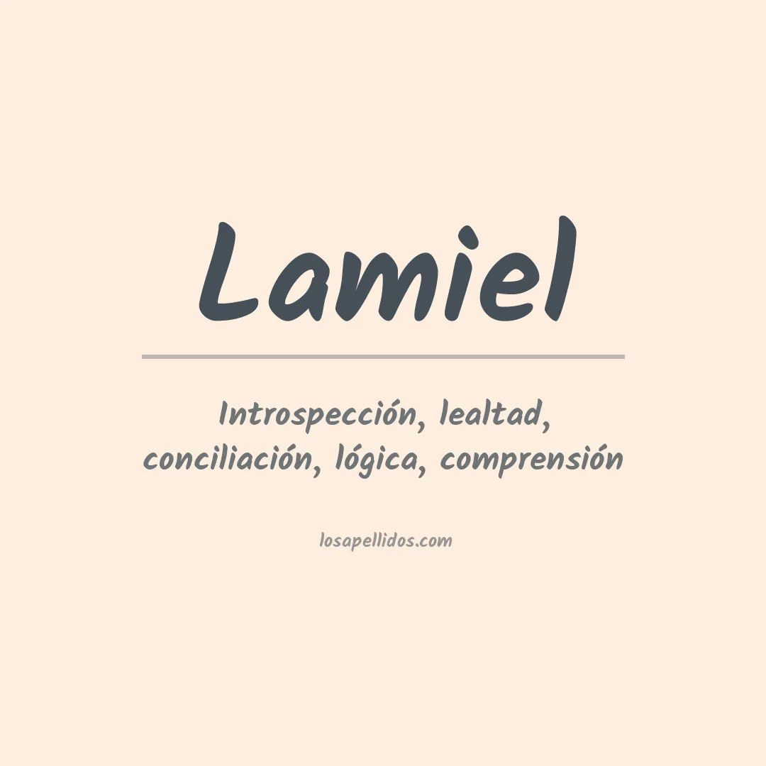 Apellido Lamiel