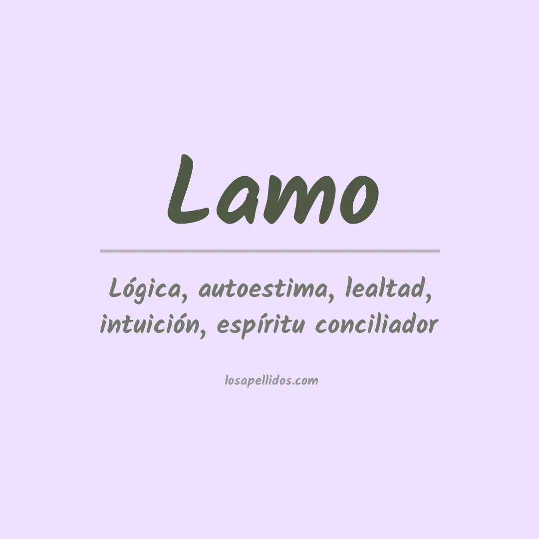Apellido Lamo