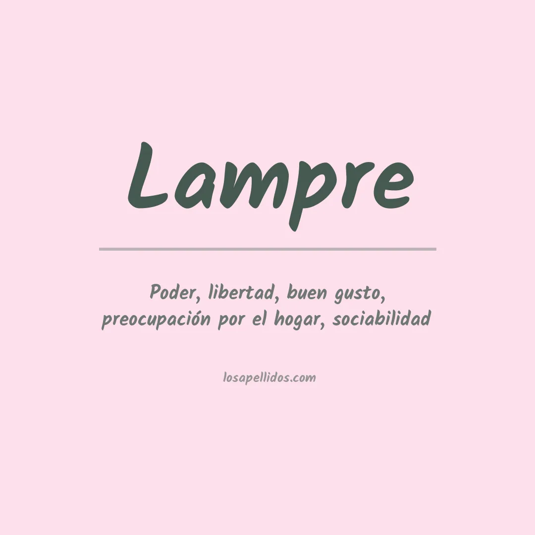 Apellido Lampre