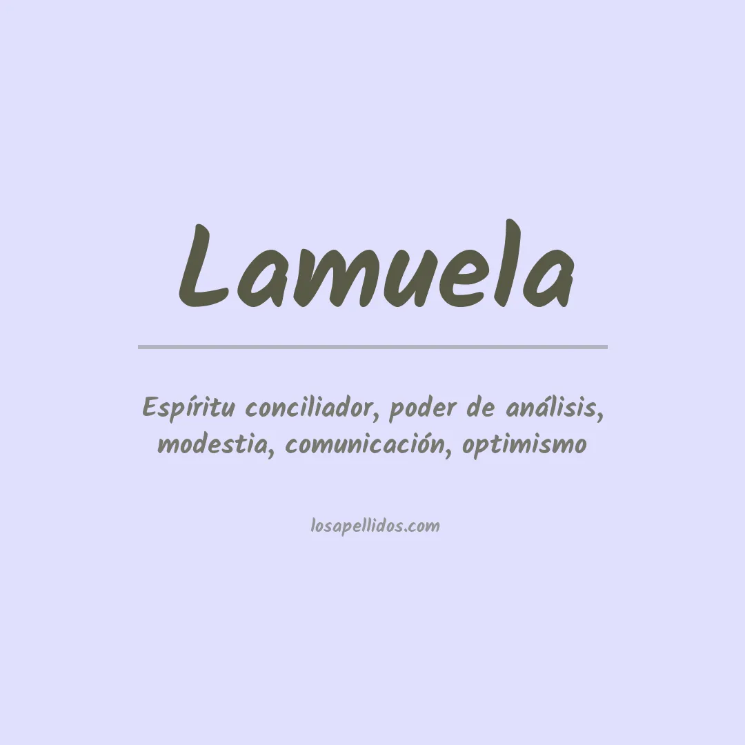 Apellido Lamuela