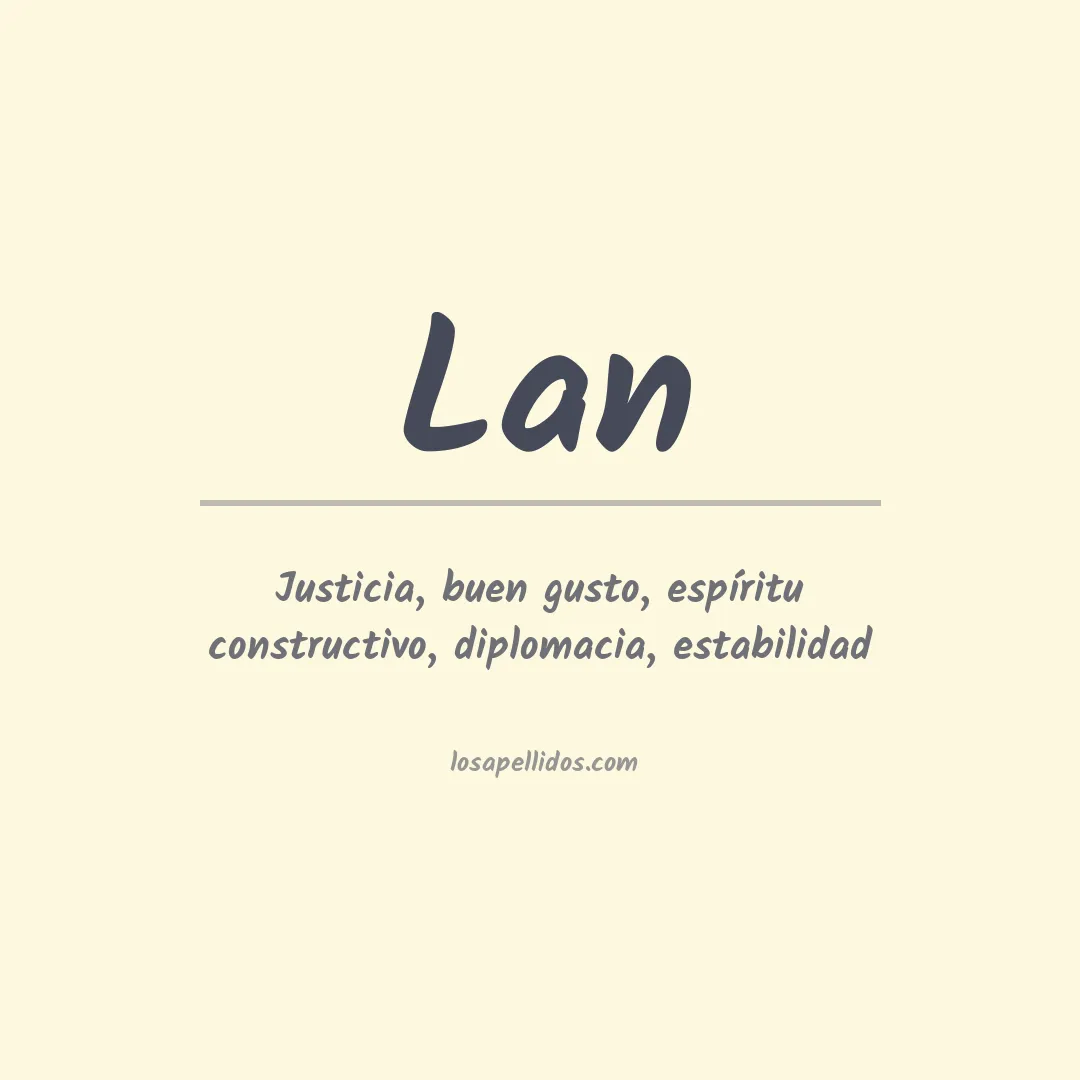 Apellido Lan
