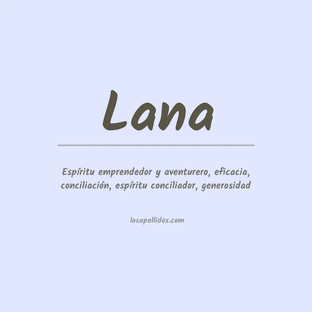 Apellido Lana