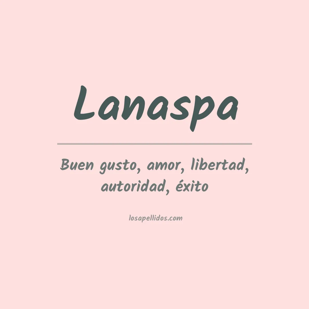 Apellido Lanaspa