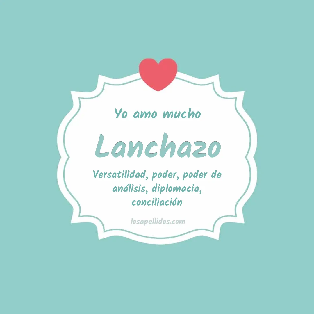 Yo amo mucho Lanchazo