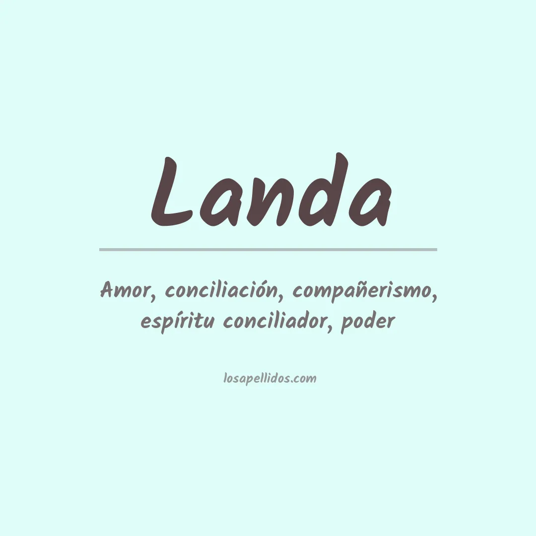 Apellido Landa