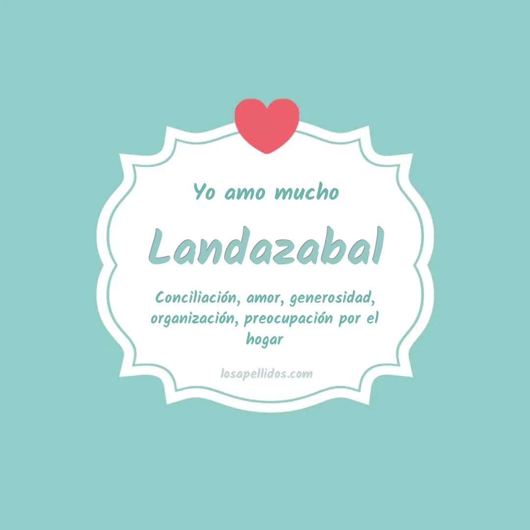 Yo amo mucho Landazabal