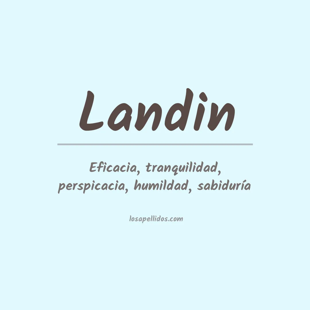 Apellido Landín