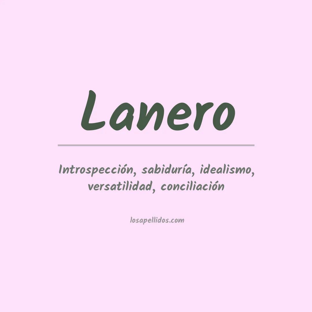 Apellido Lanero