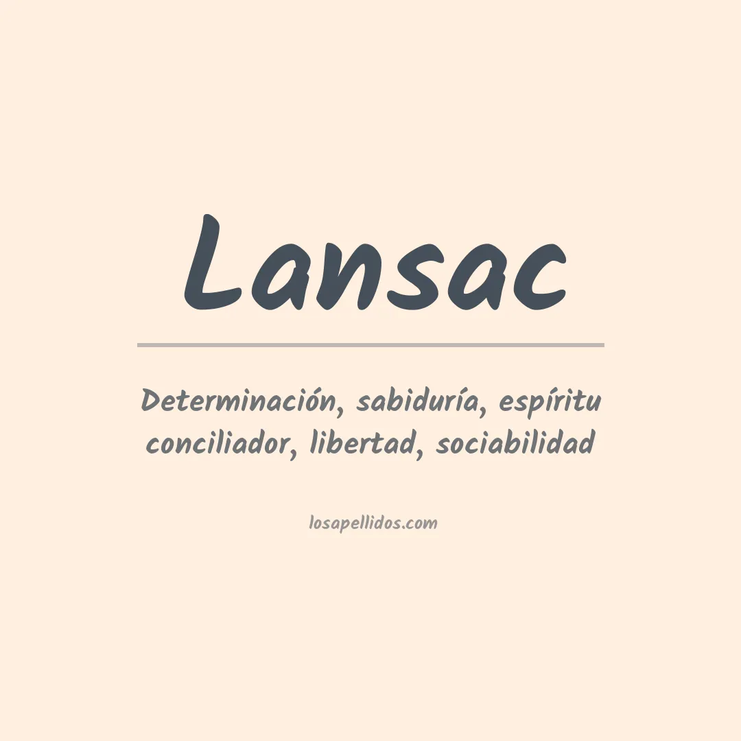 Apellido Lansac
