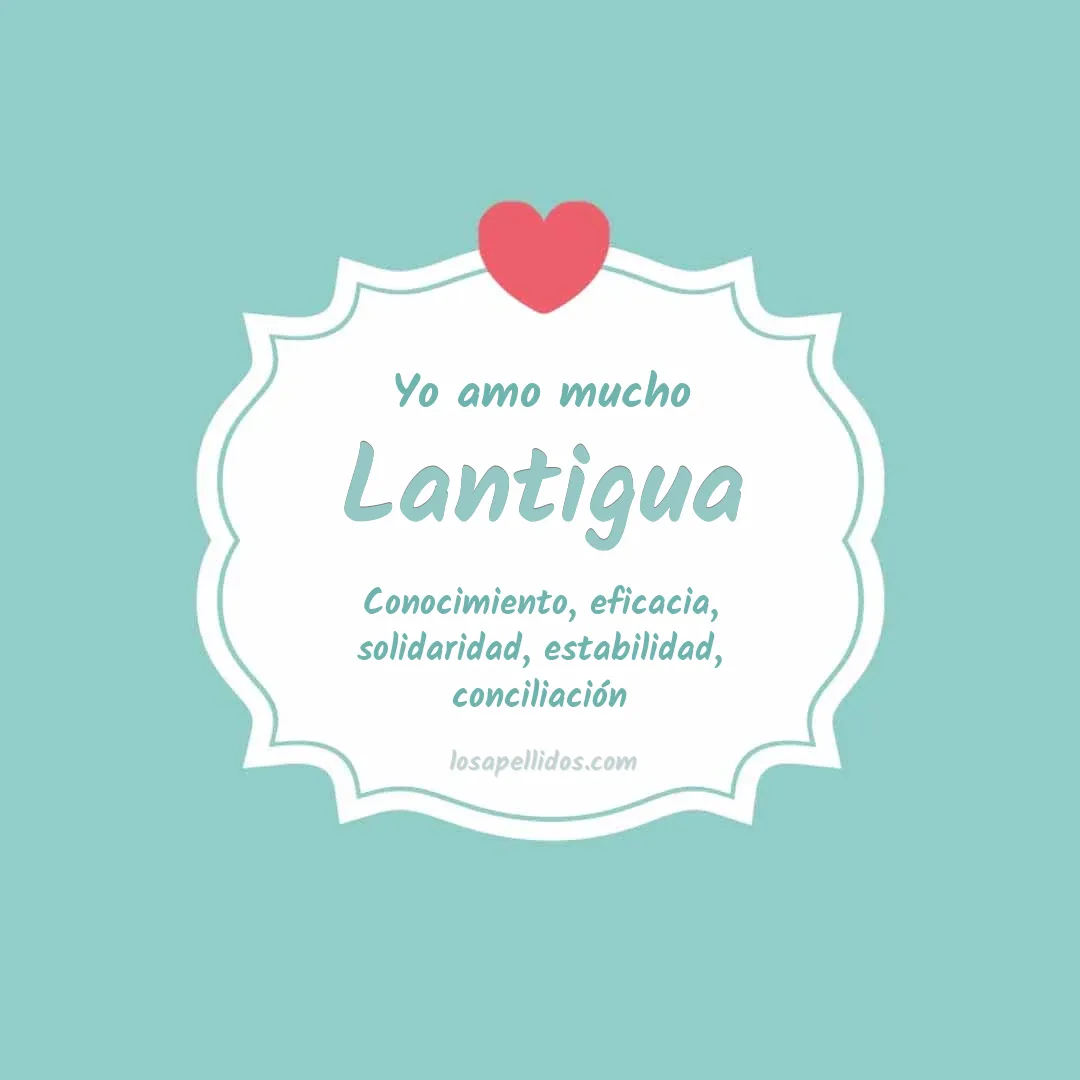 Yo amo mucho Lantigua