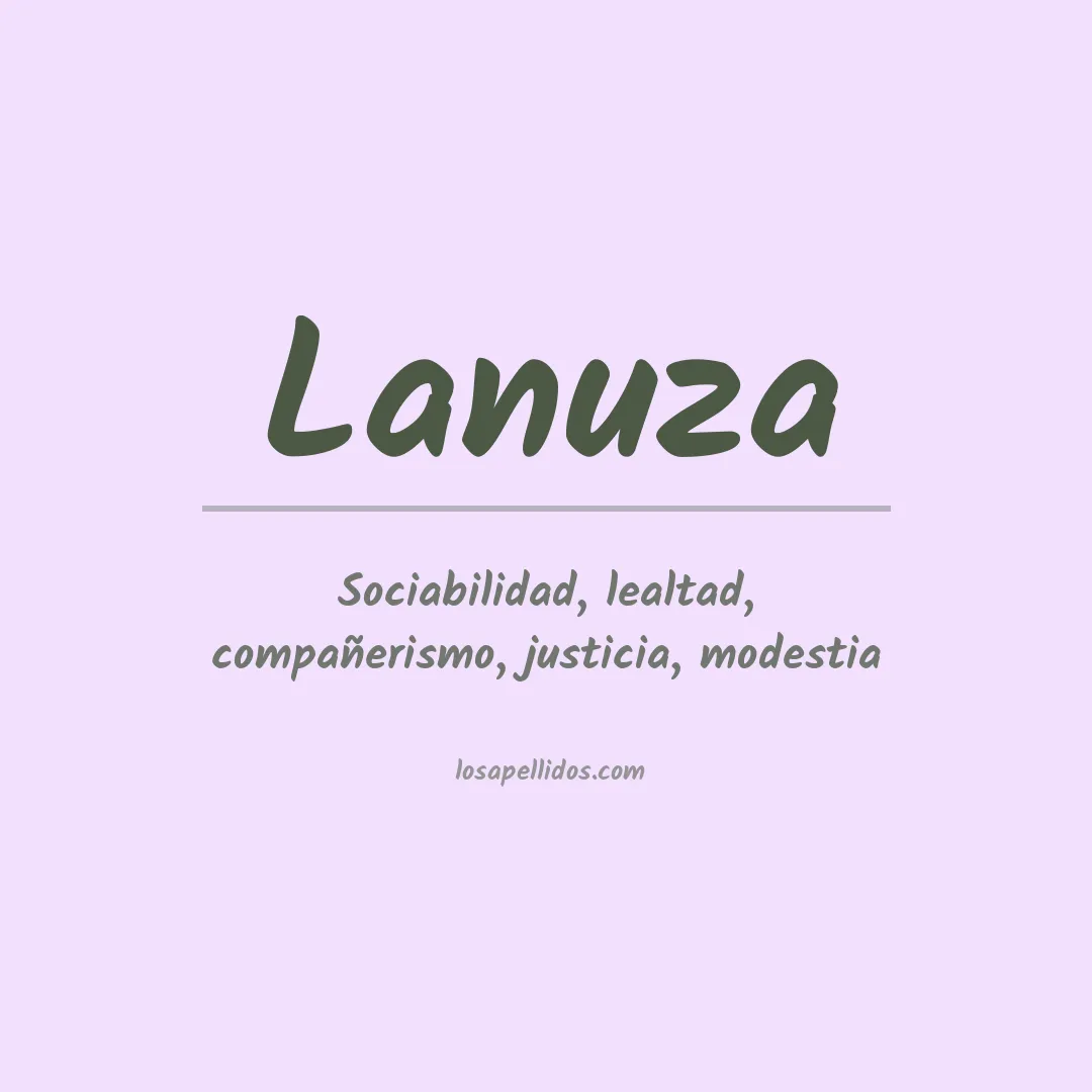 Apellido Lanuza