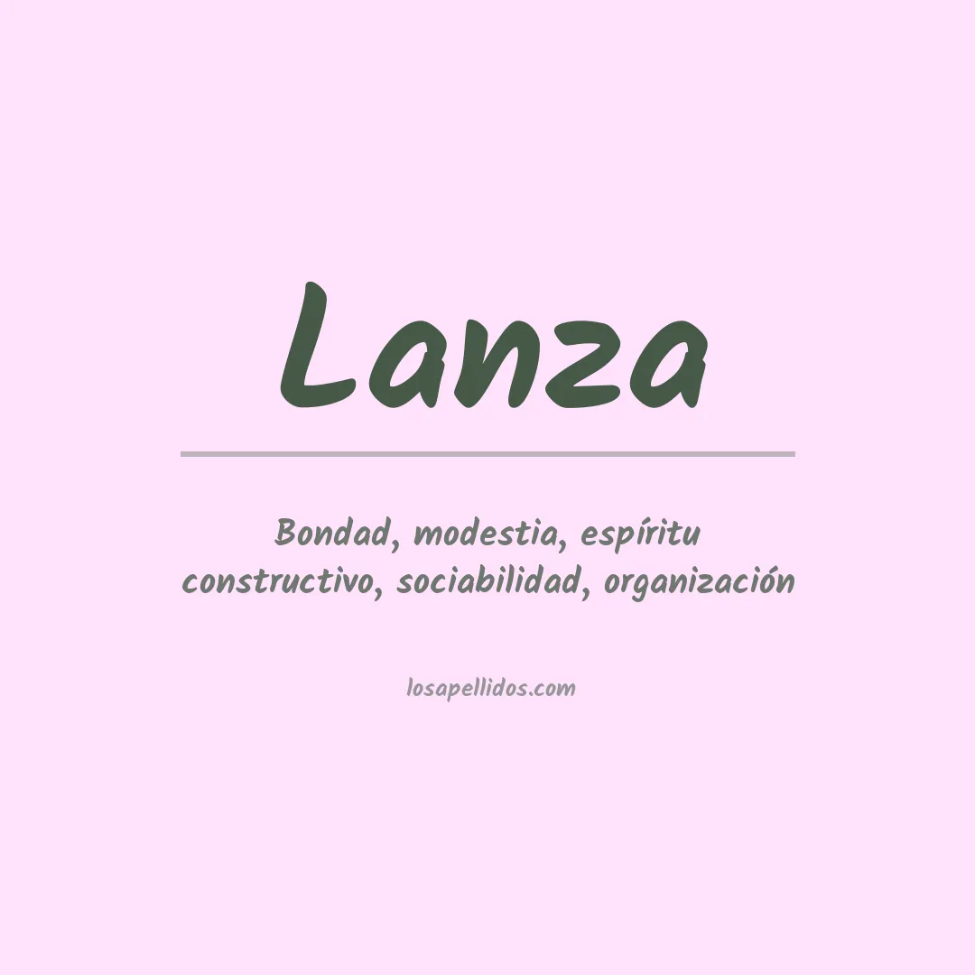 Apellido Lanza