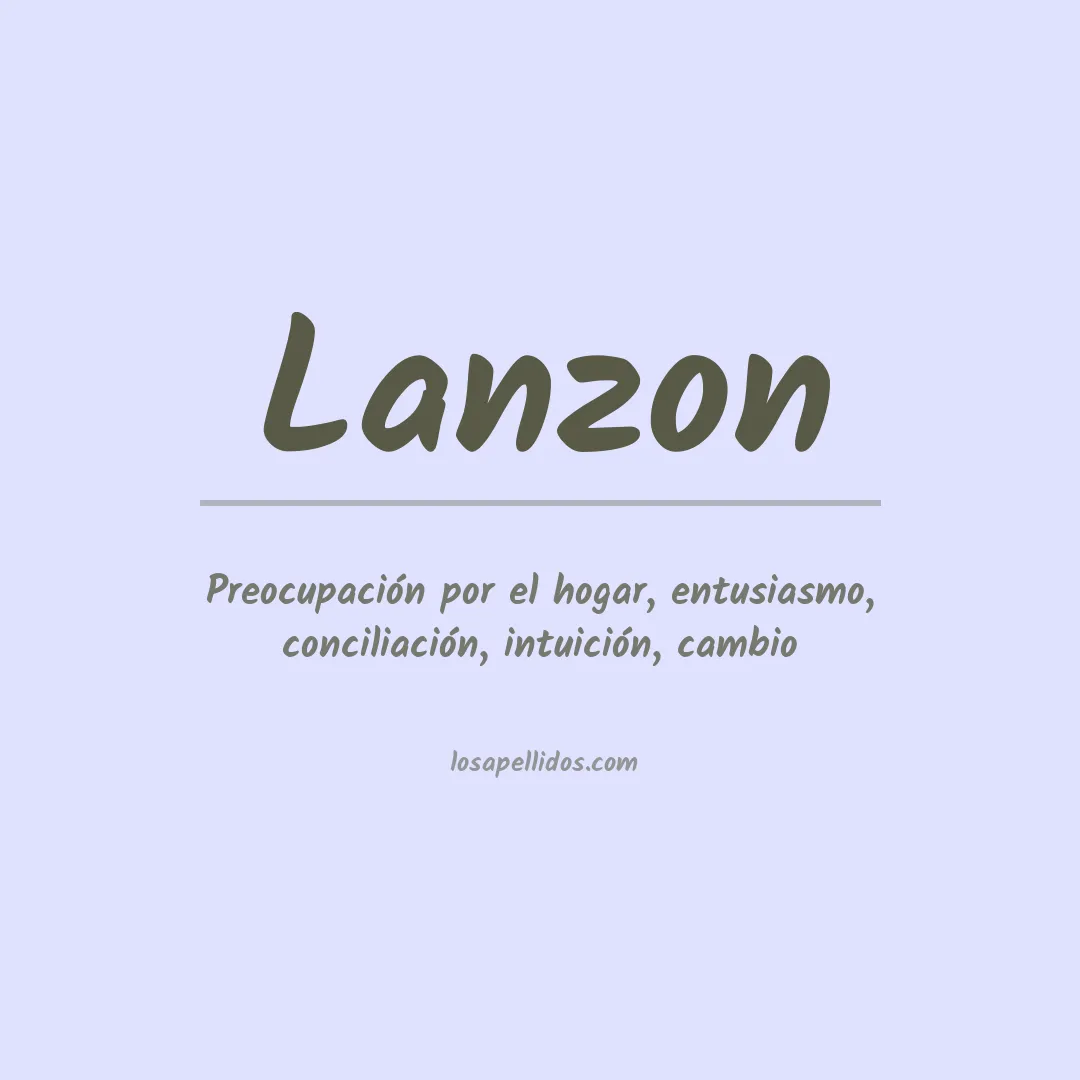 Apellido Lanzon