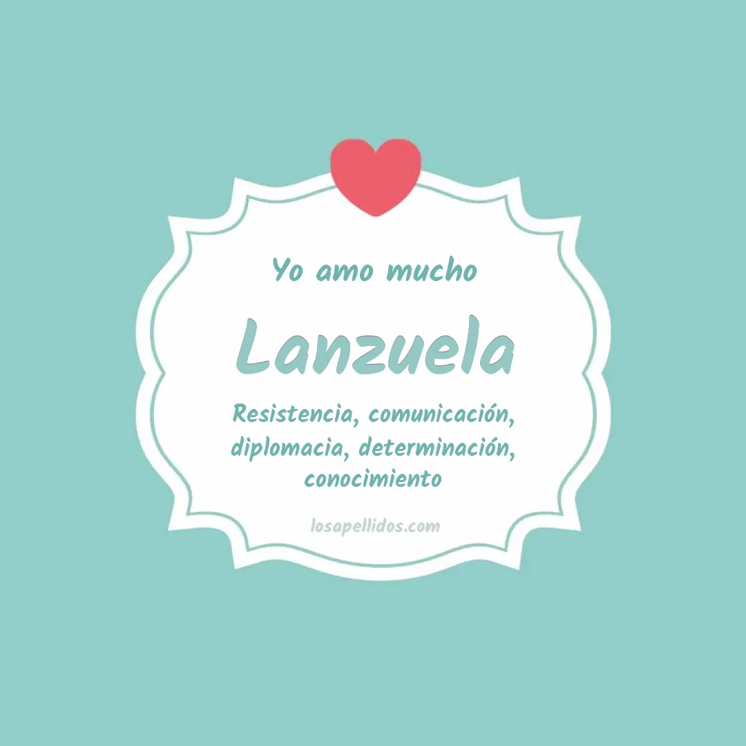 Yo amo mucho Lanzuela