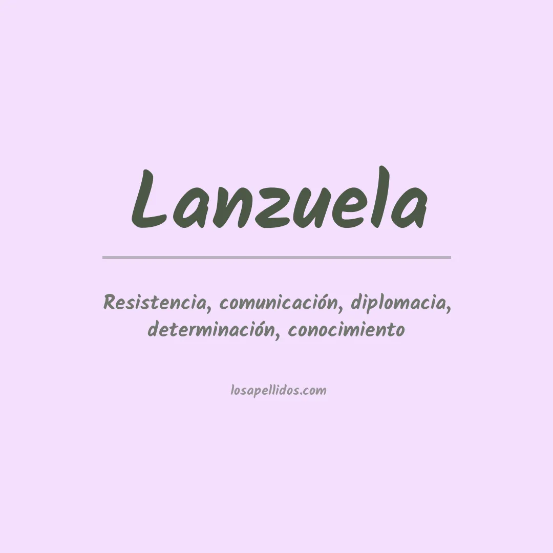 Apellido Lanzuela