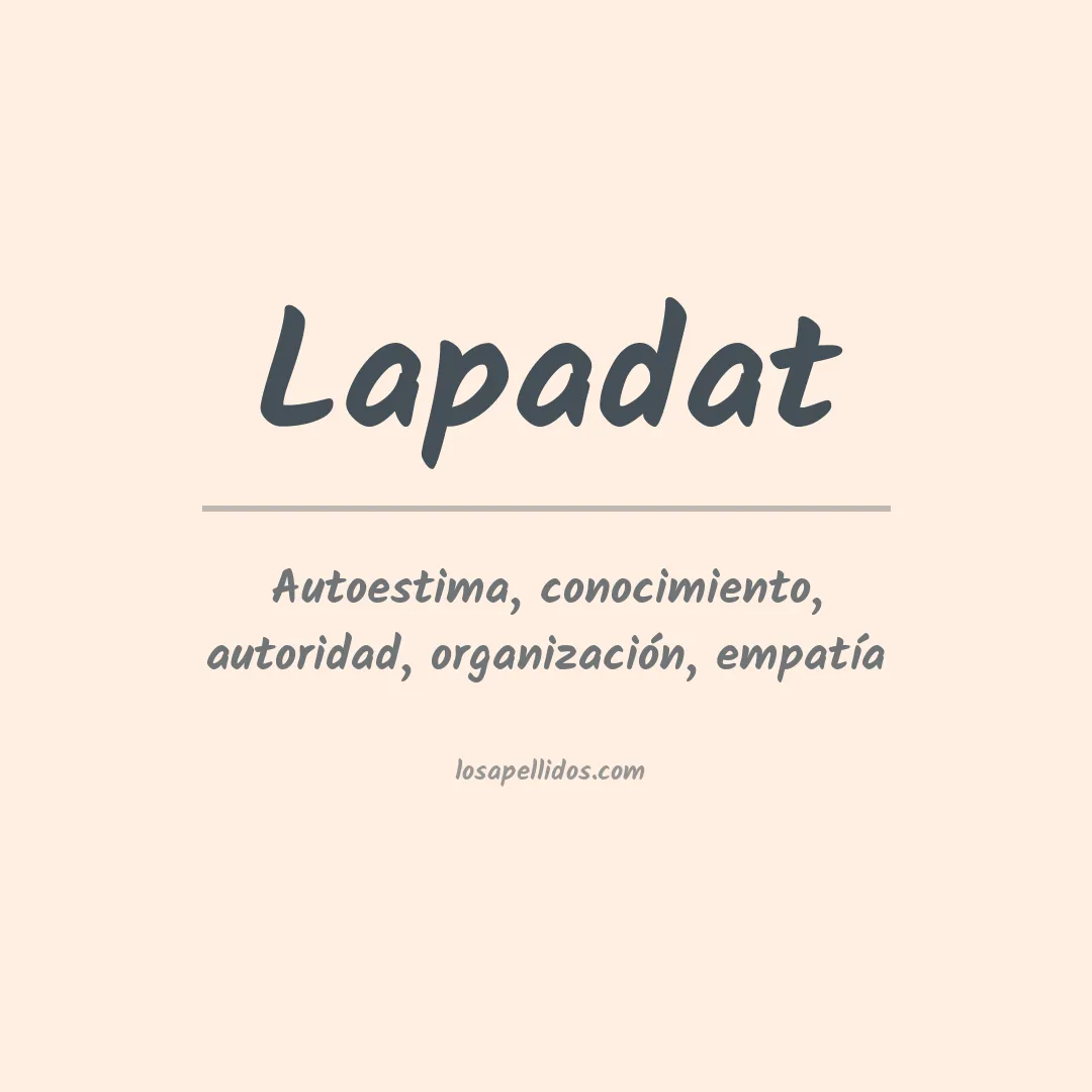 Apellido Lapadat