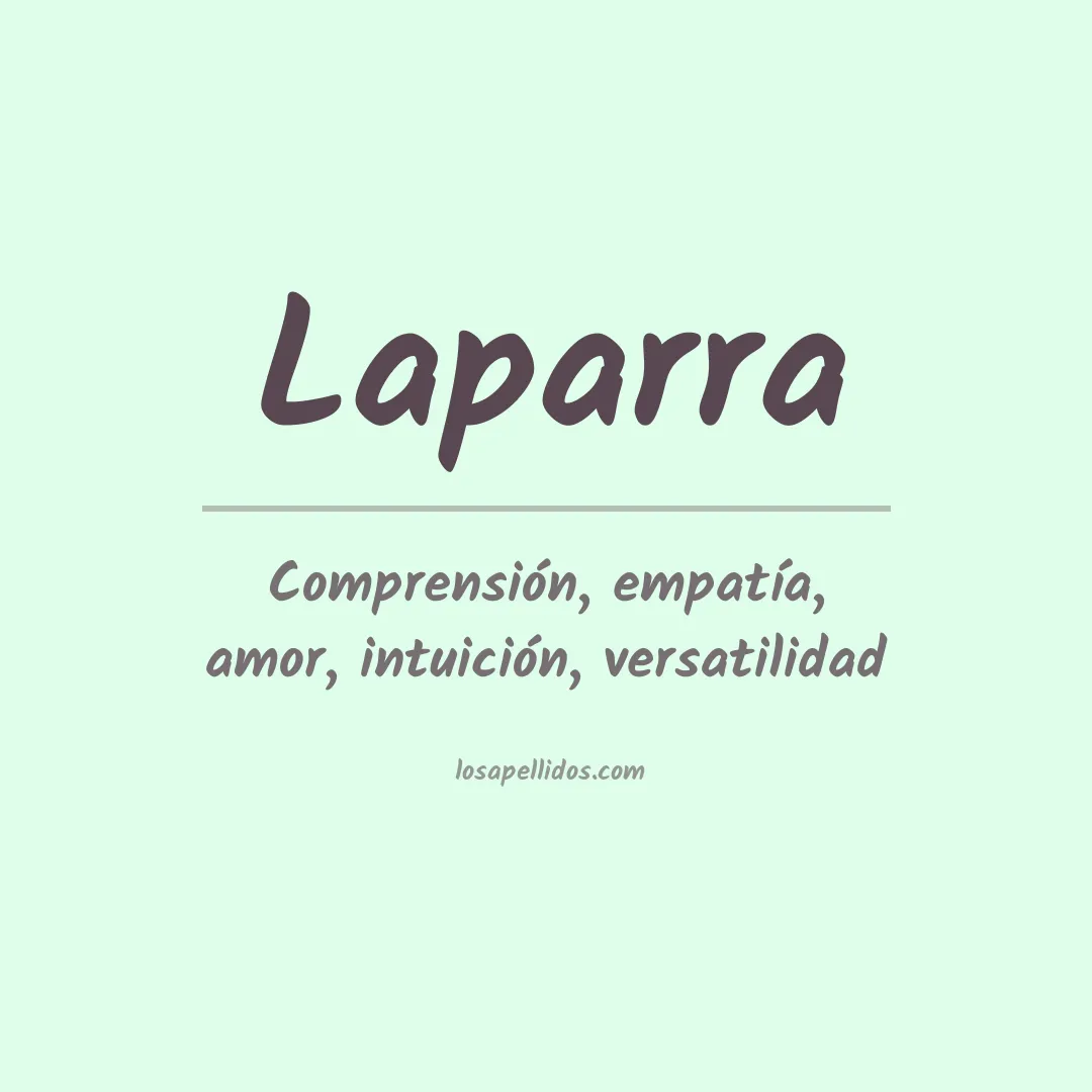 Apellido Laparra