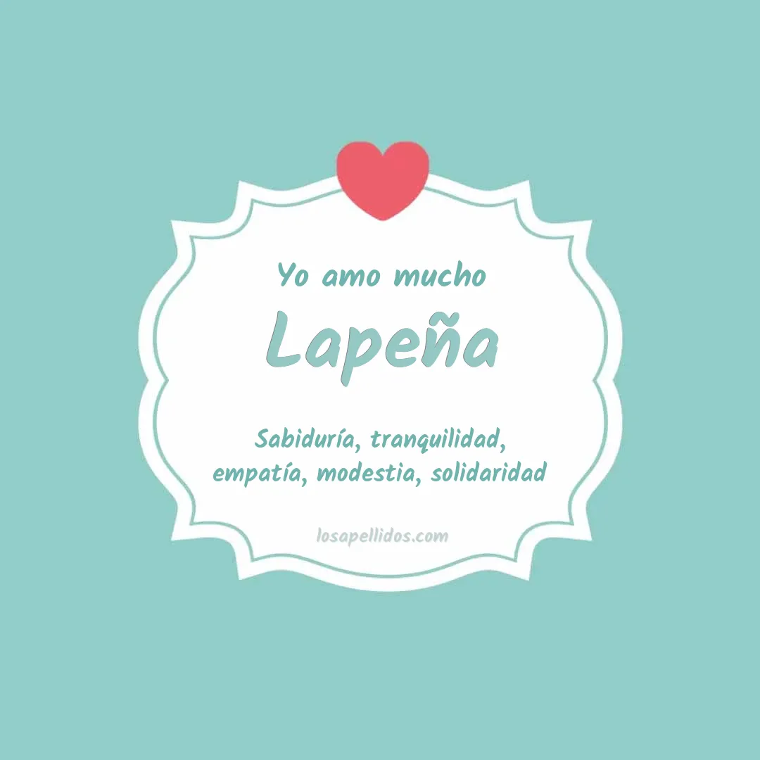 Yo amo mucho Lapeña