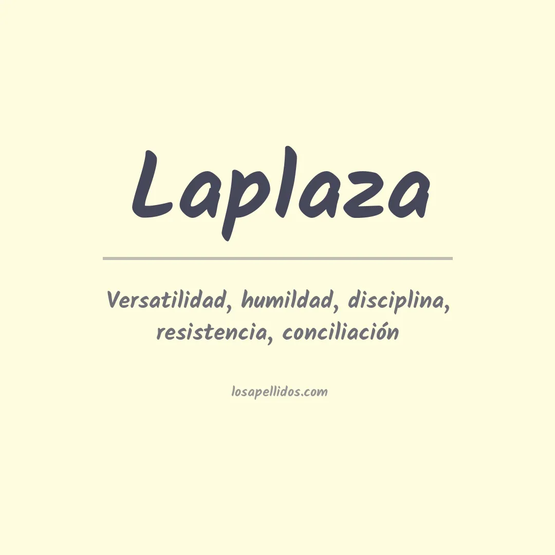 Apellido Laplaza