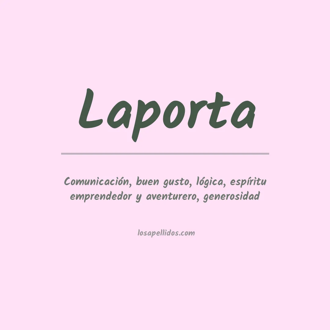 Apellido Laporta