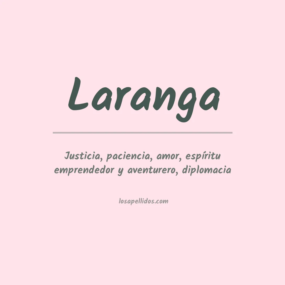 Apellido Laranga