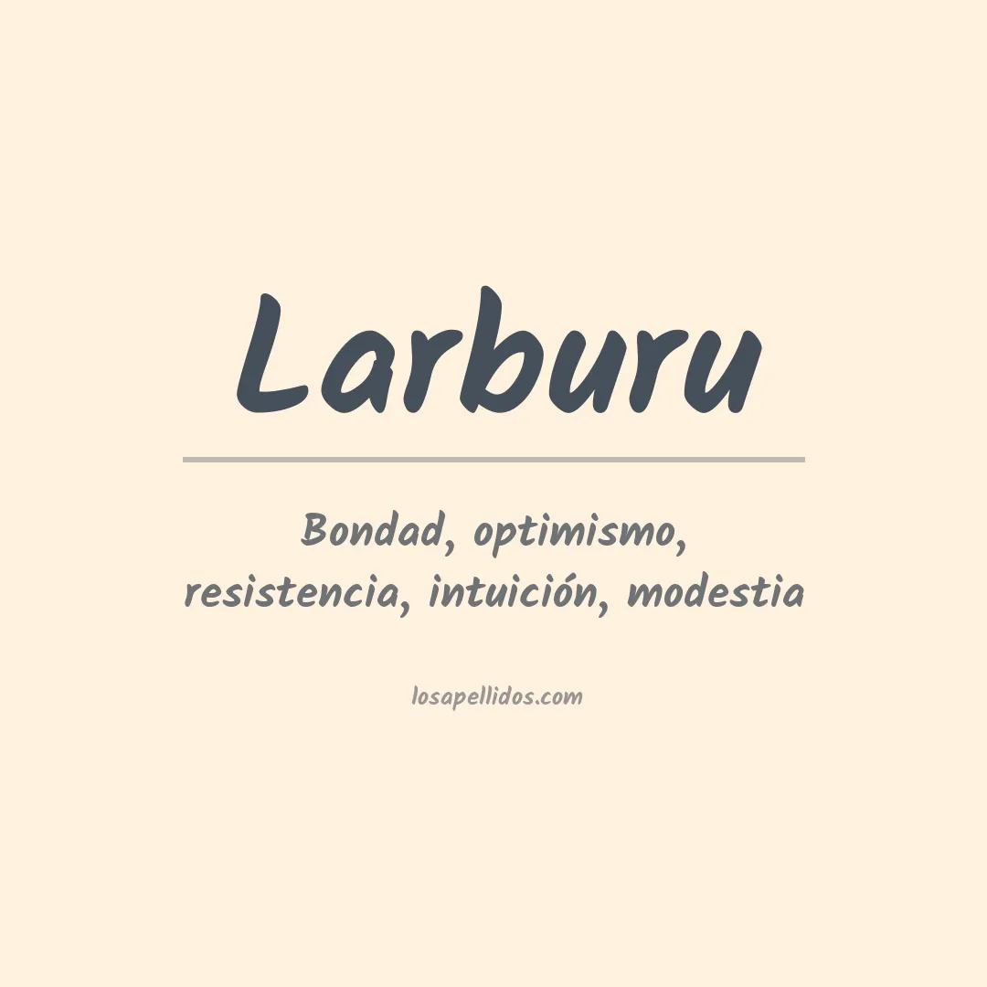 Apellido Larburu