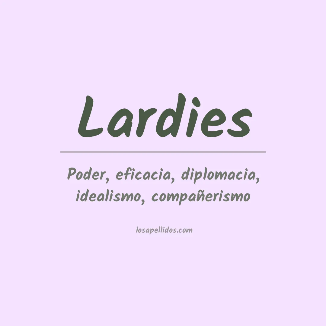 Apellido Lardies