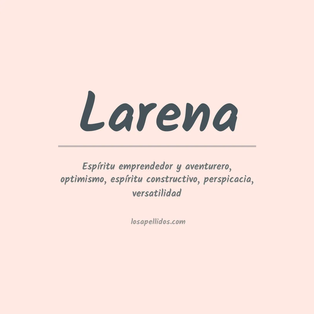 Apellido Larena