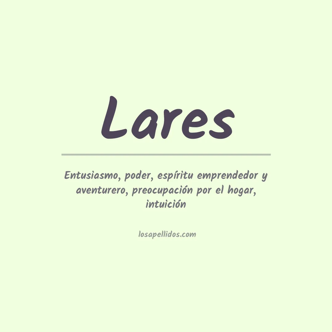 Apellido Lares