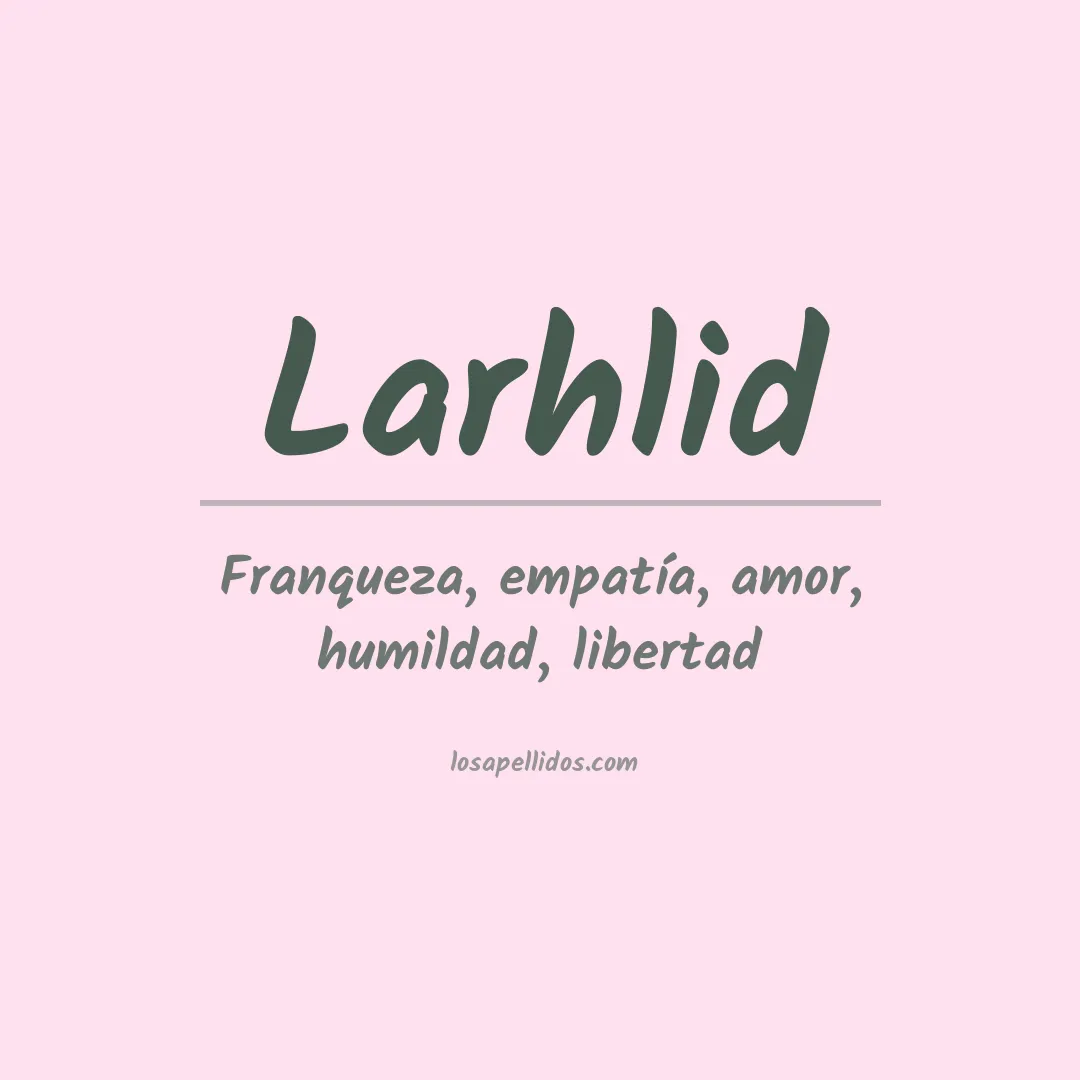 Apellido Larhlid