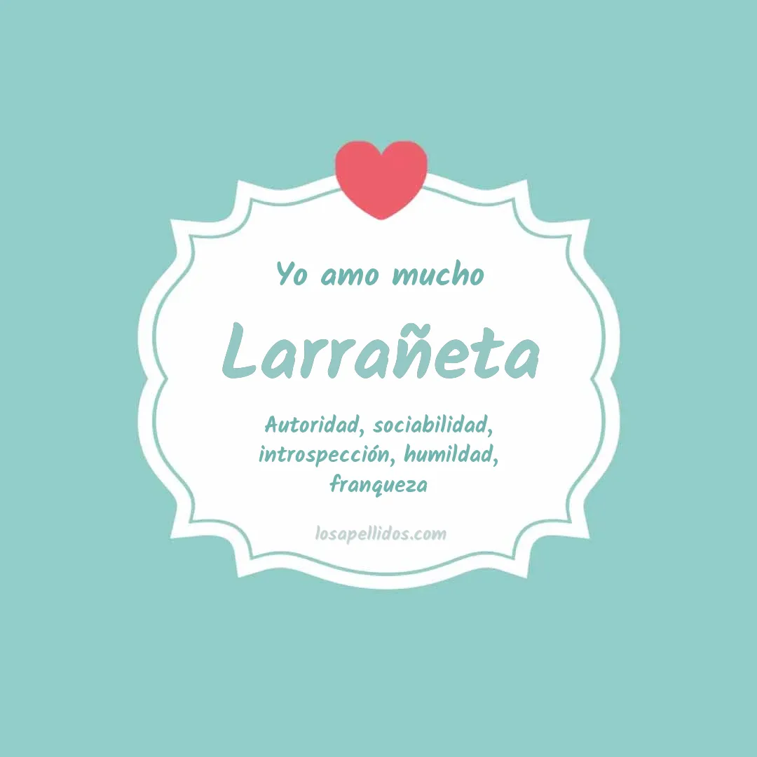 Yo amo mucho Larrañeta