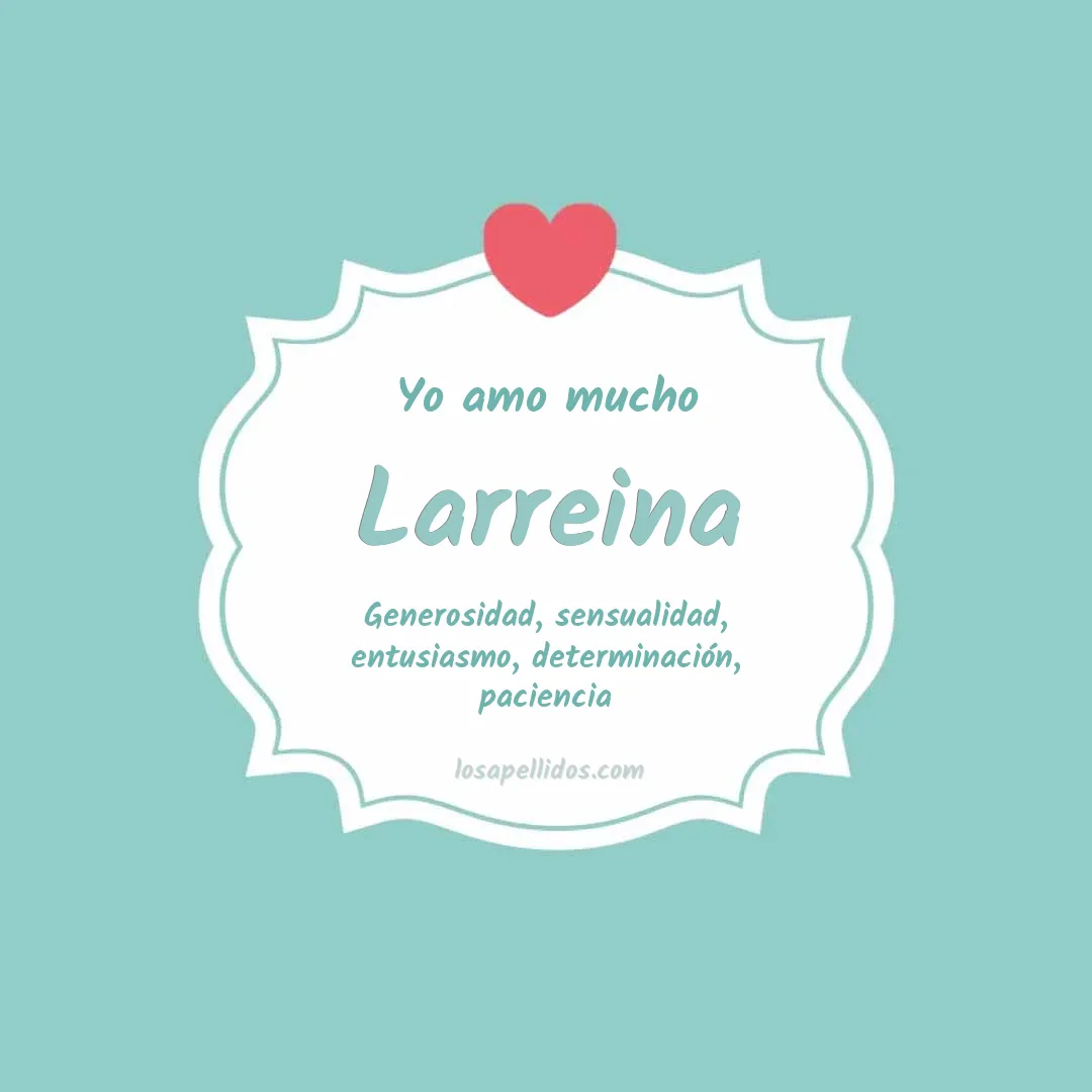 Yo amo mucho Larreina